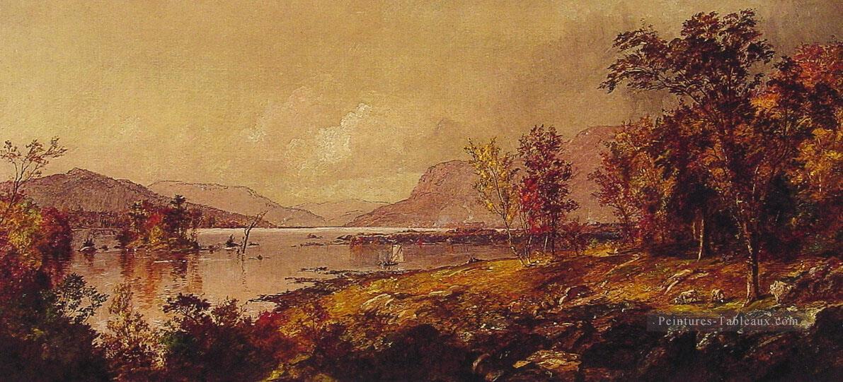 Lac de Greenwood en septembre paysage Jasper Francis Cropsey ruisseau Peintures à l'huile